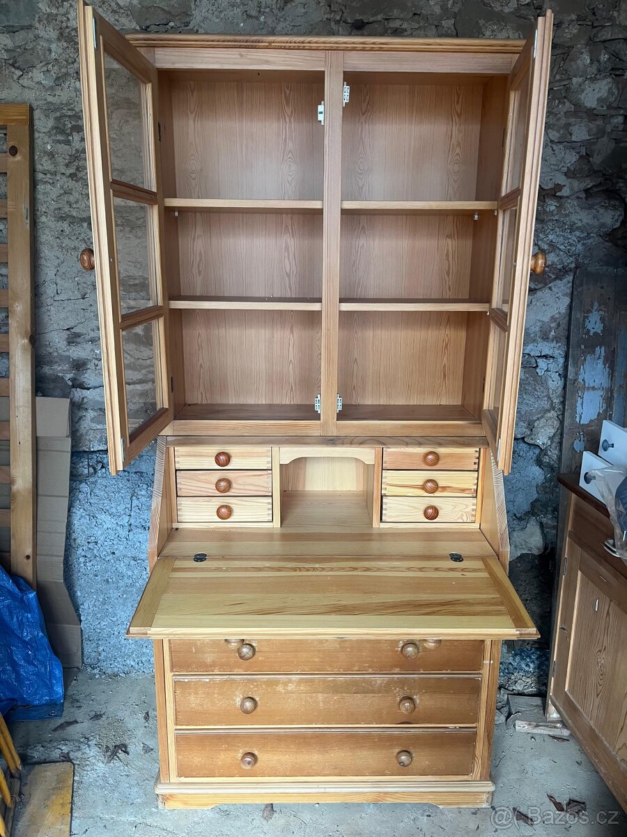 Kredenc vitrína komoda skříň - 3