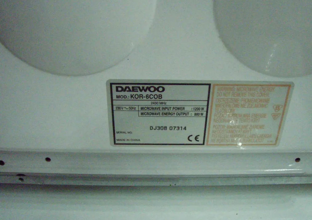 MIKROVLNKA DAEWOO - 3