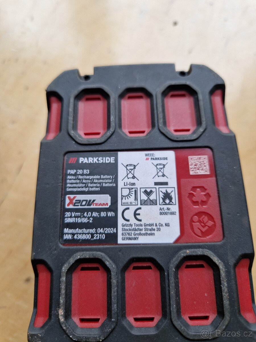 Akumulátor parkside 4Ah - 3
