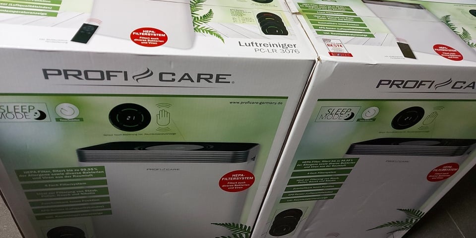 NOVÁ ČISTIČKA VZDUCHU S IONIZÁTOREM PROFICARE - LR 3076- - 3