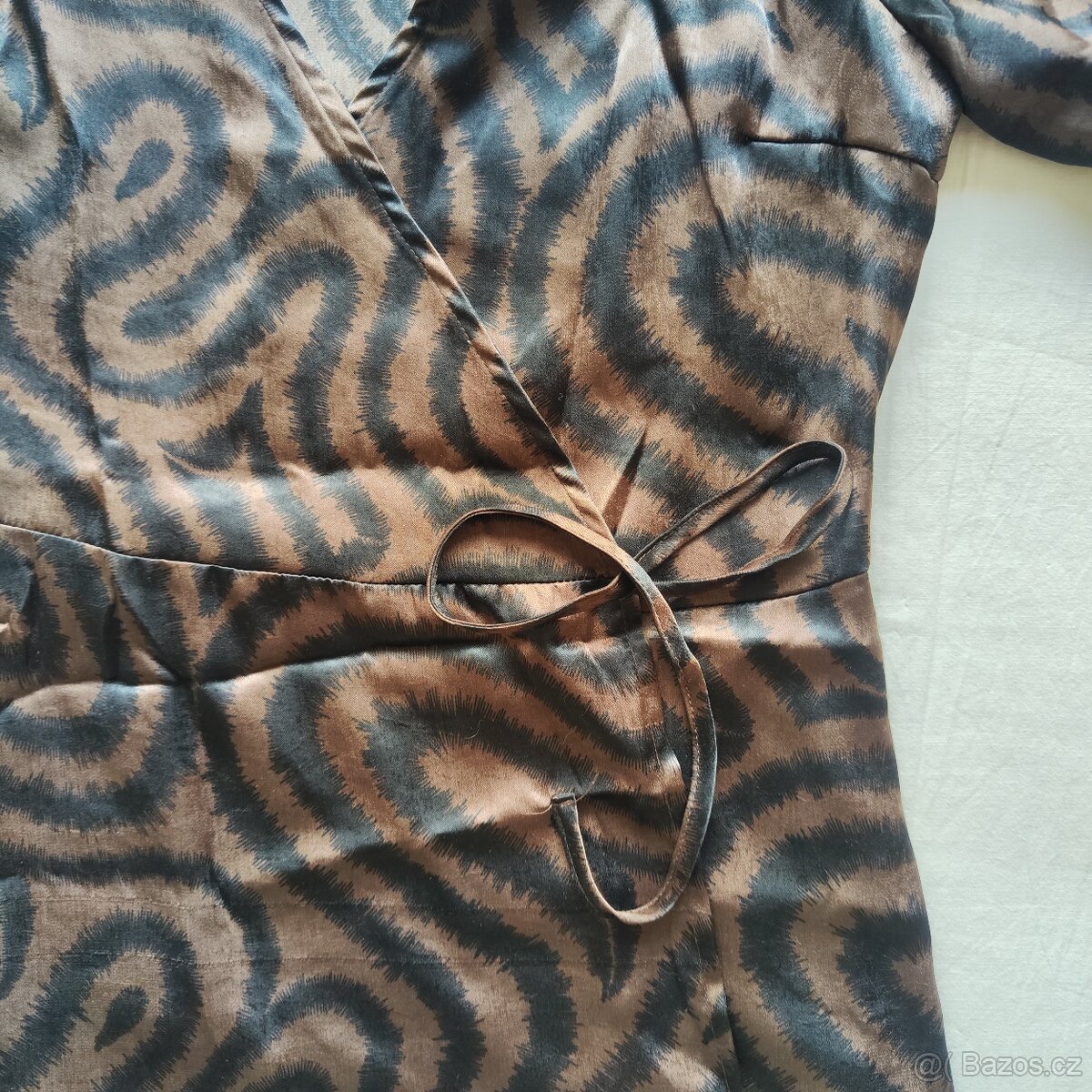 Dámské zavinovací šaty nad kolena vel 40 - 3