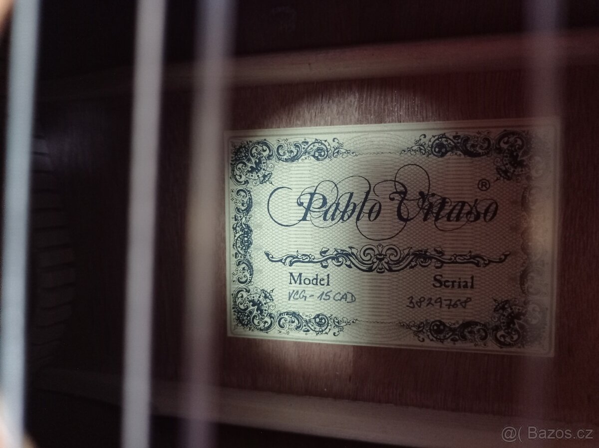 Pablo Vitaso VCG-15 Cadete kytara 7/8 - 3