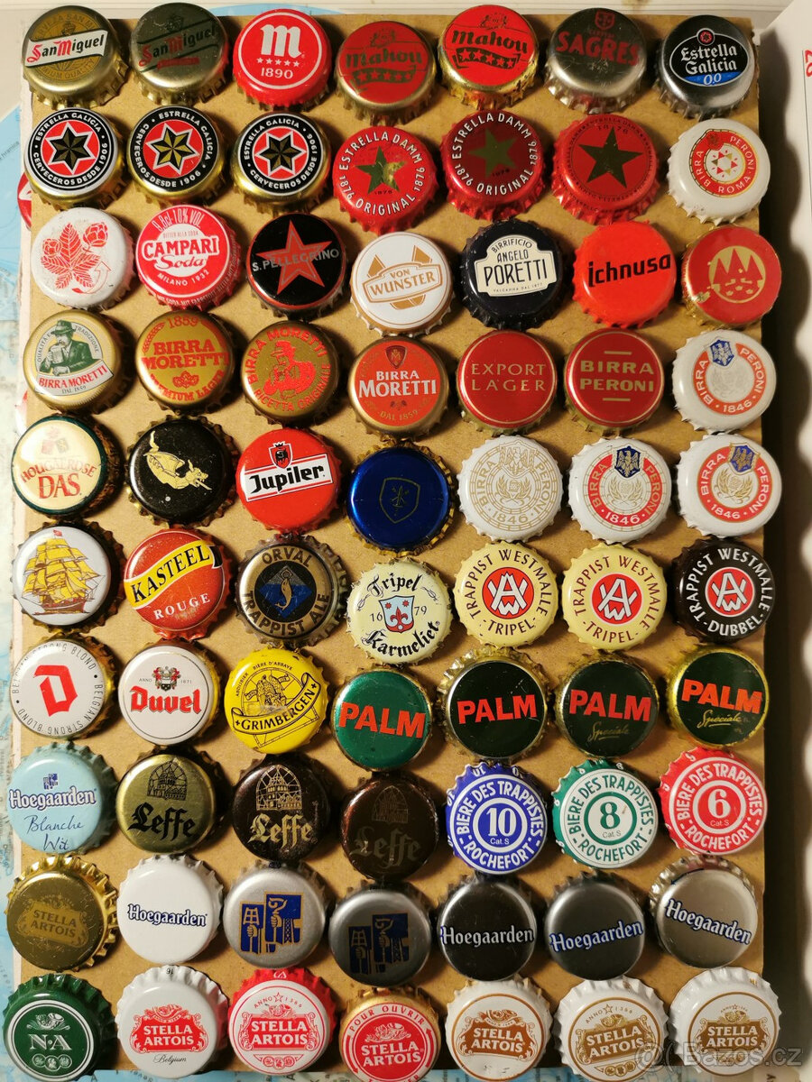Prodám sbírku korunkových uzáveru, zátky vršky z piv,nápojú - 3
