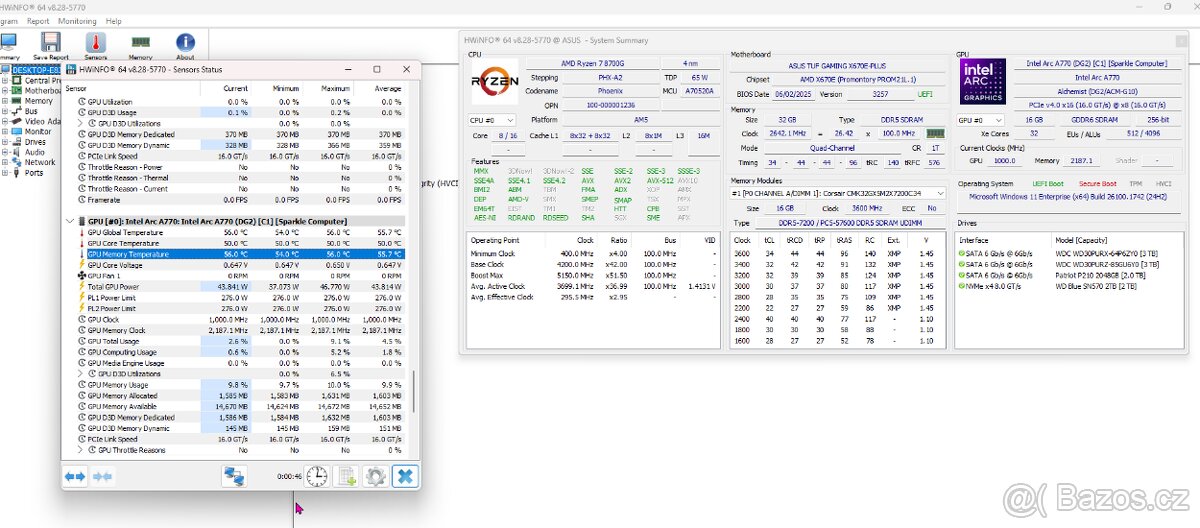 Grafická karta SPARKLE Intel Arc A770 TITAN OC Edition 16G - 3