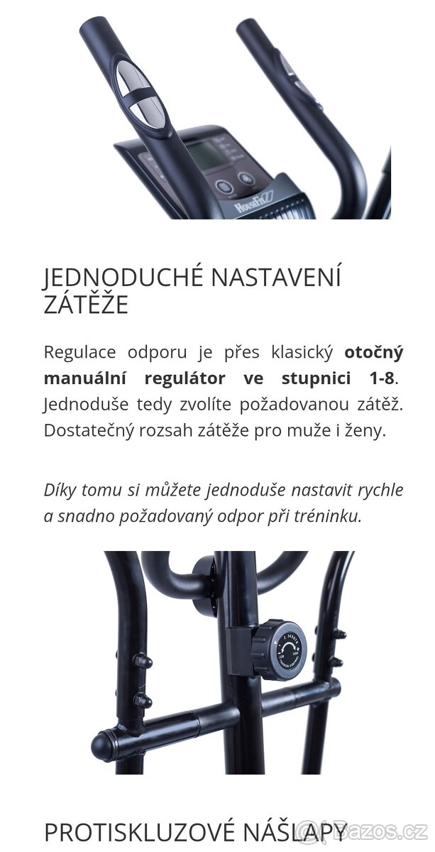 Eliptický trenažér HOUSEFIT MOTIO 20 - 3