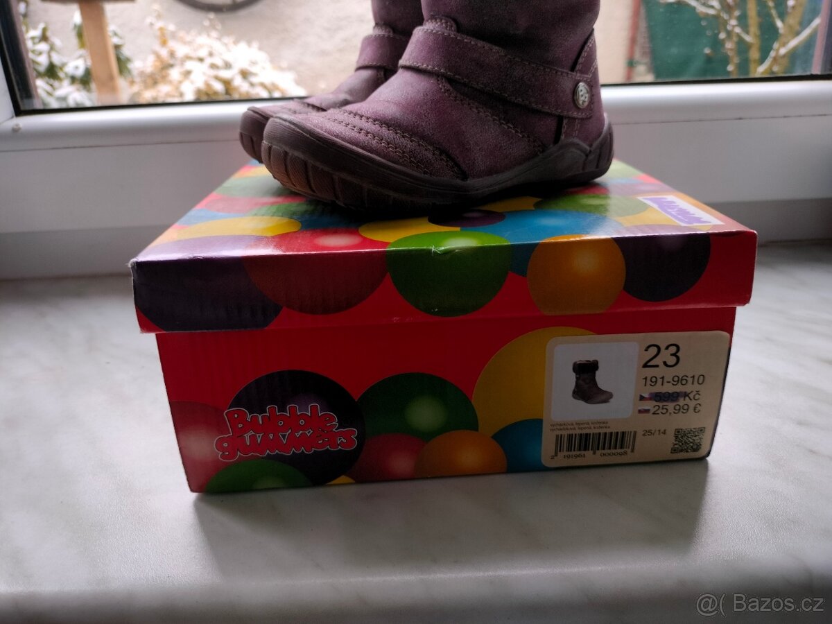 Zimní boty s kožíškem Baťa vel. 23 a 24 - 3
