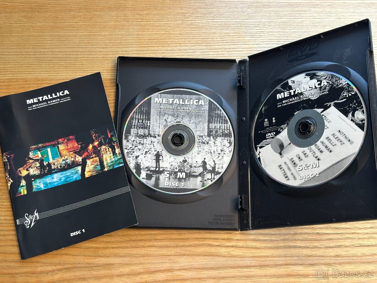 DVD Metallica S&M 1999, 2 DVD, 100% originál - 3