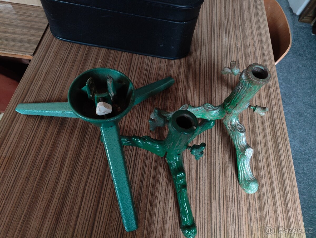 3x retro stojan na stromeček - 3