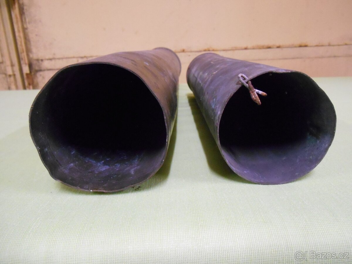 Mosazné nábojnice 63 a 38,5cm - 3