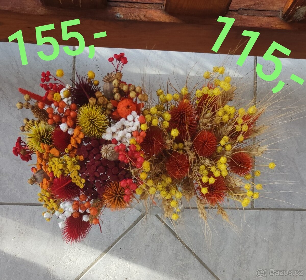 Kytka ze sušených rostlin - 3