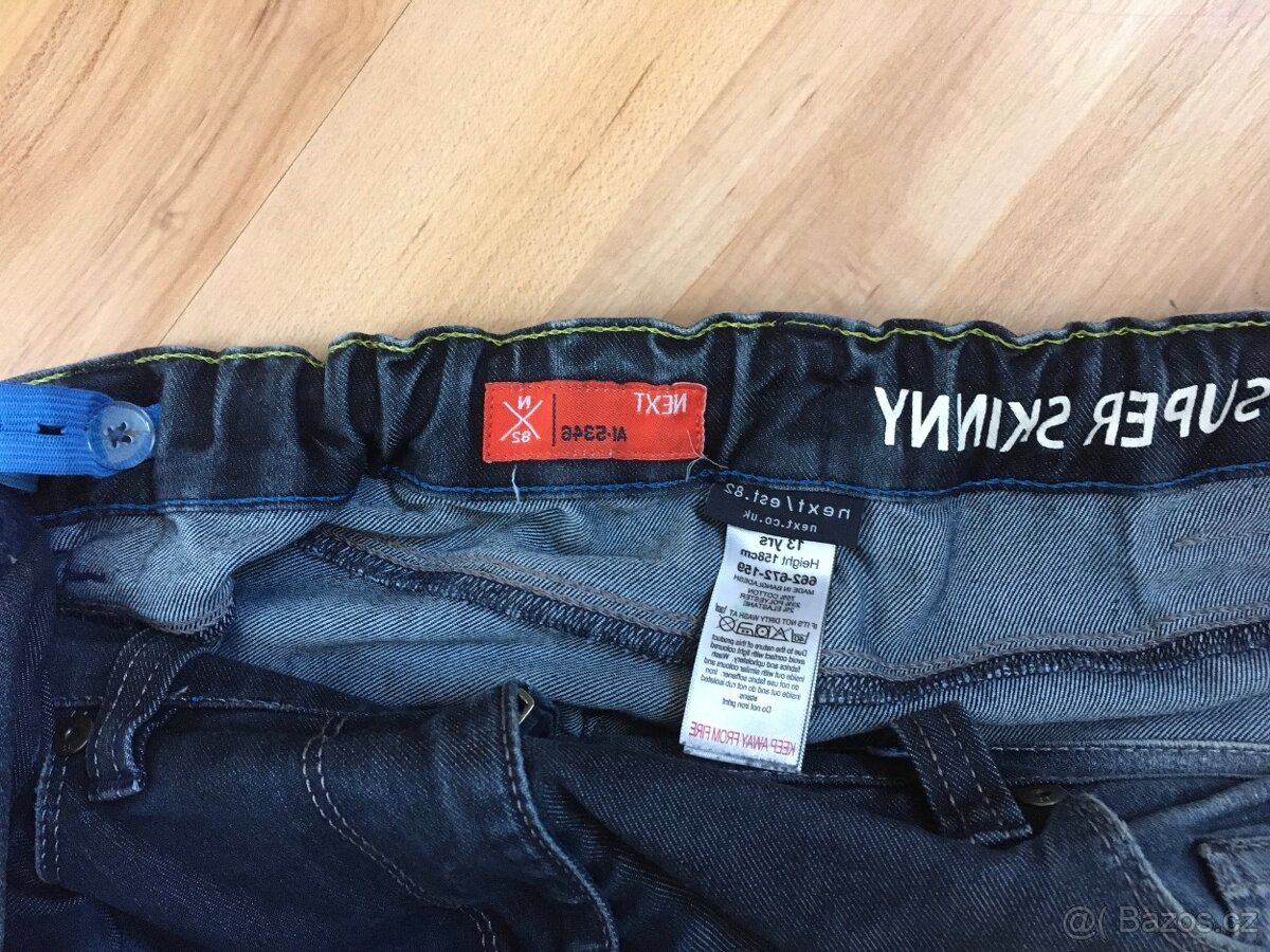 Prodám chlapecké džíny Skinny, Next, velikost 170 - 3