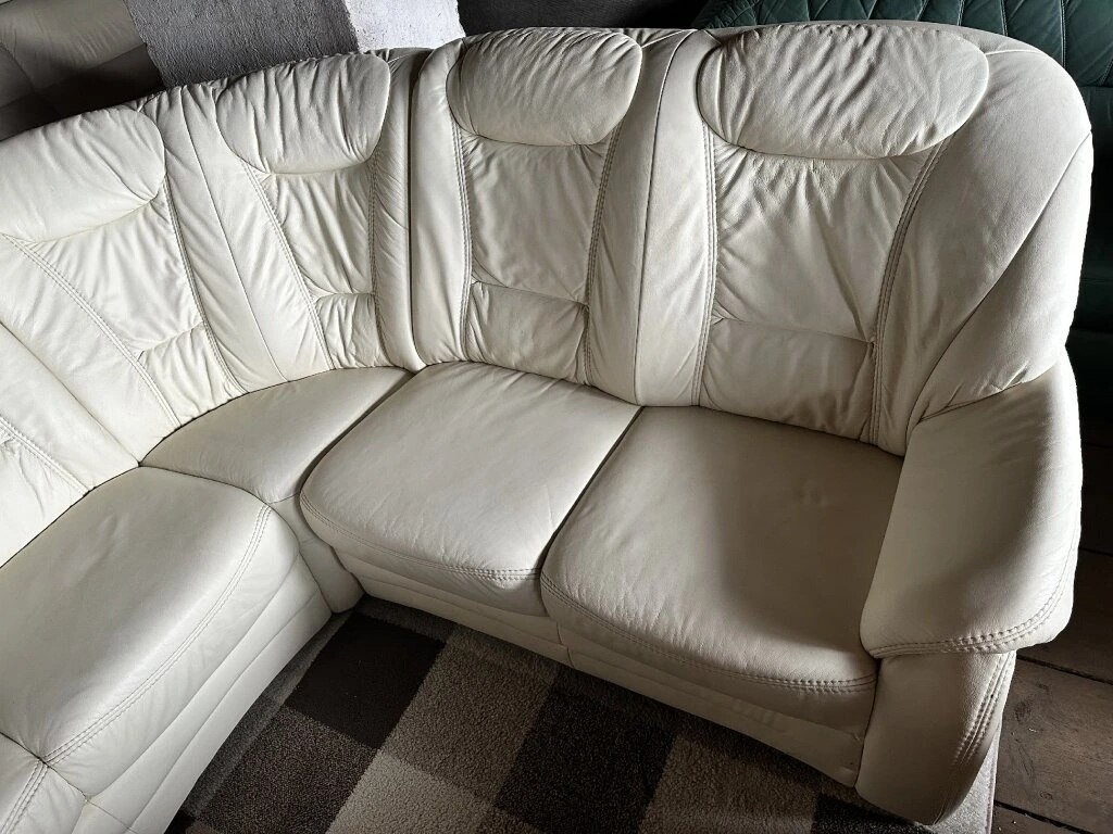 Luxusní rohová kožená sedací souprava, 2752 - 3