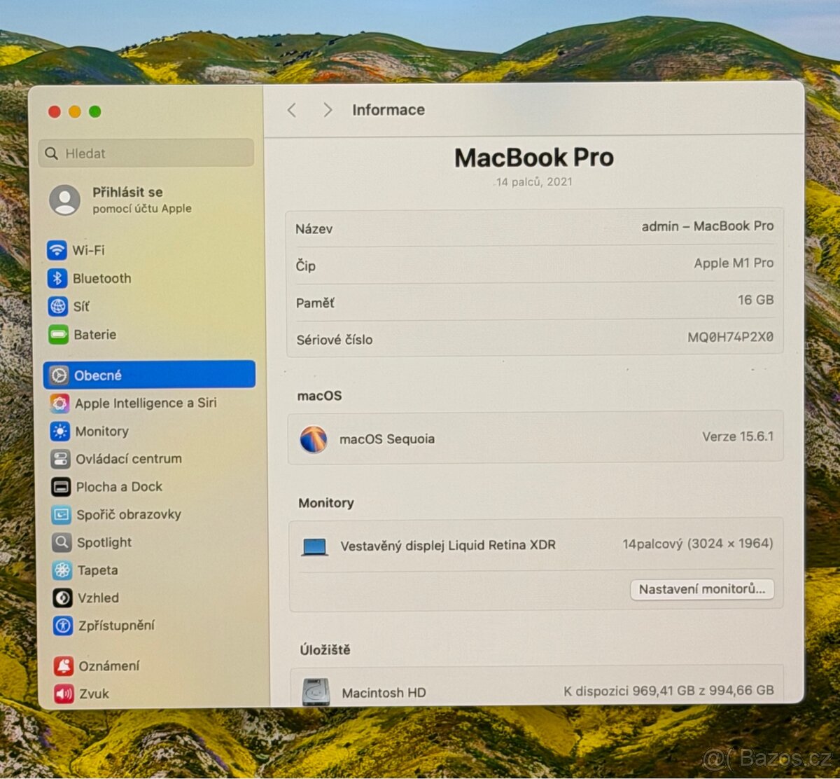 MacBook Pro 14” CTO 2021/16GB RAM/M1 Pro/1TB SSD DISK/Záruka - 3