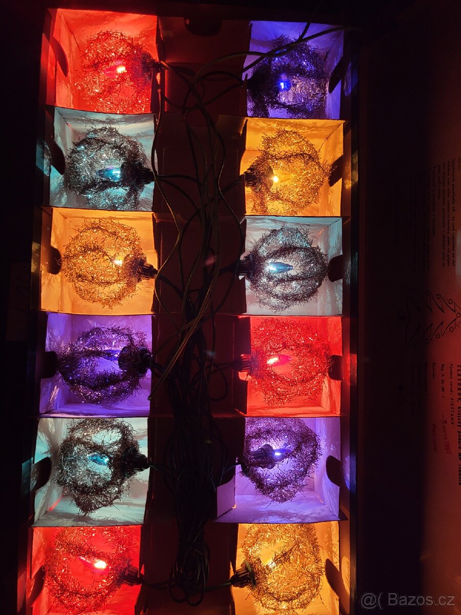 Retro vánoční osvětlení 109 - 3