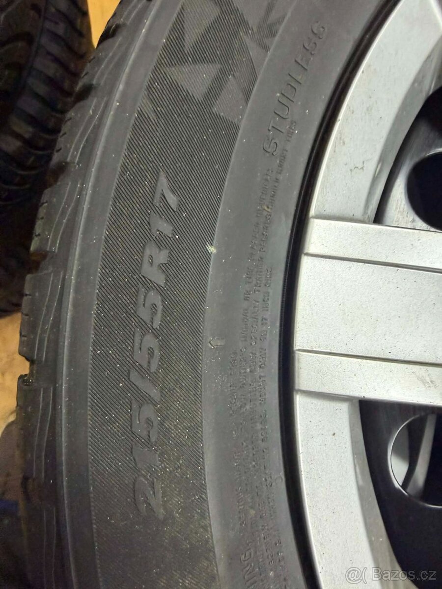 215/55r17 zimní sada VW Passat B8 - 3