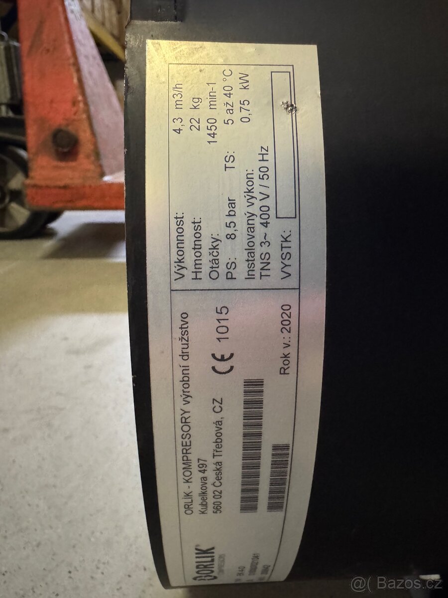 KOMPRESOR ORLIK CILESS - 0,75 kW - 3