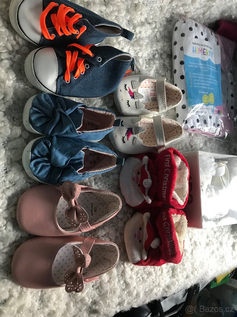 capáčky džínové 6-12měsíců - 3