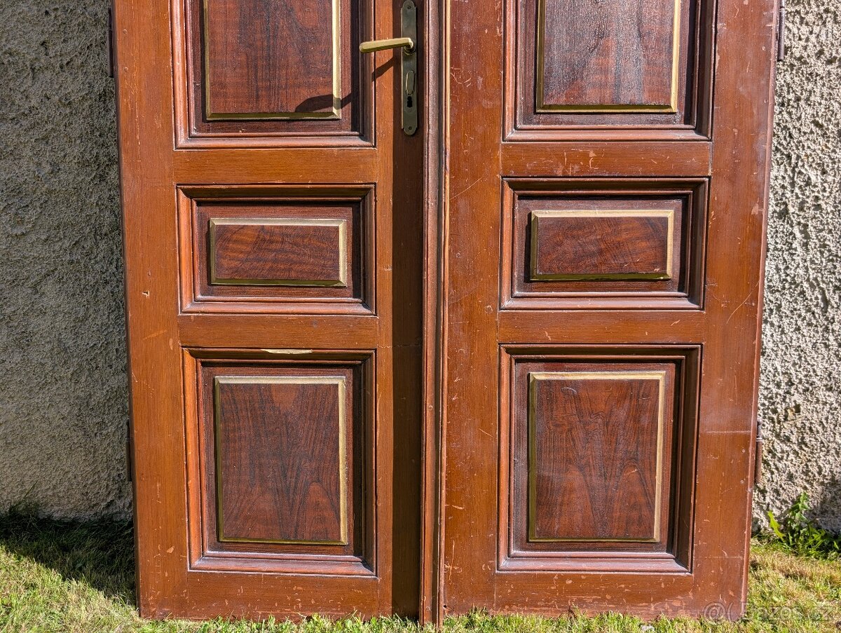 Starožitné dveře dvoukřídlé - 3