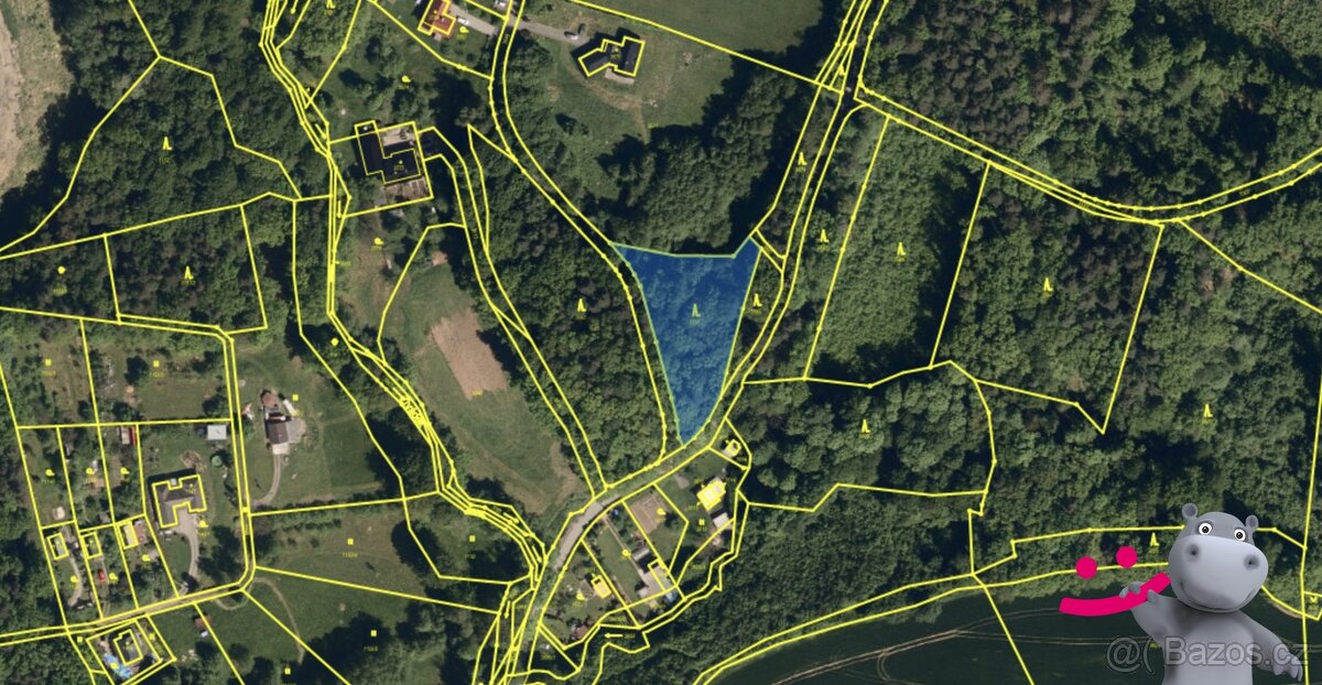 Prodej lesa 2 191 m², Zašová, ev.č. 58883 - 3