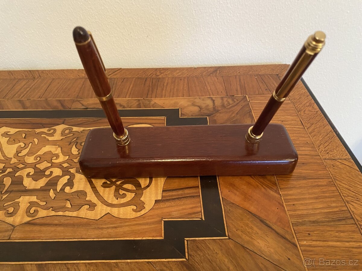 Dřevěnou sadu na psací stůl. - 3