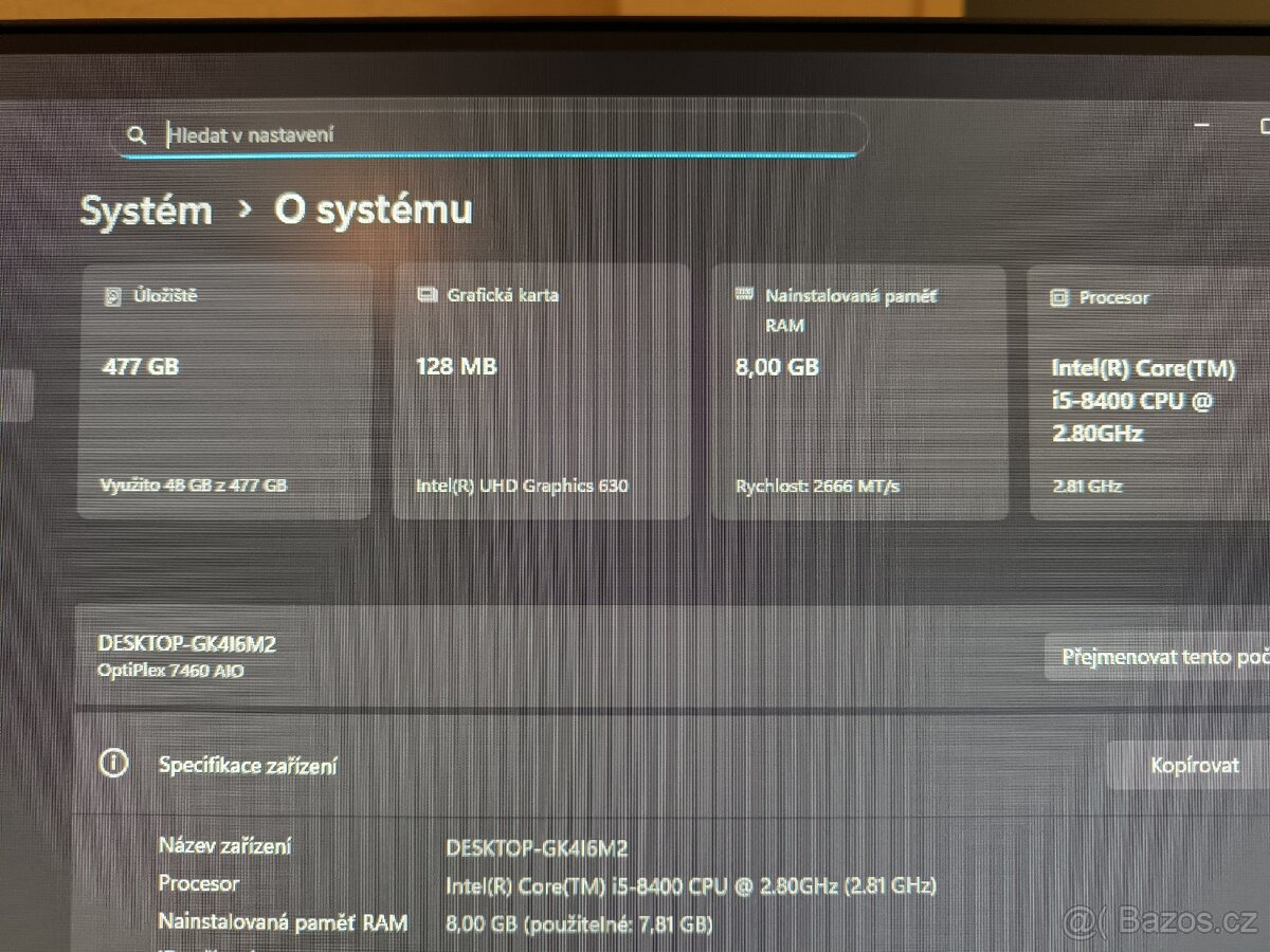 Dell OptiPlex 7460 – All-in-One PC - 3