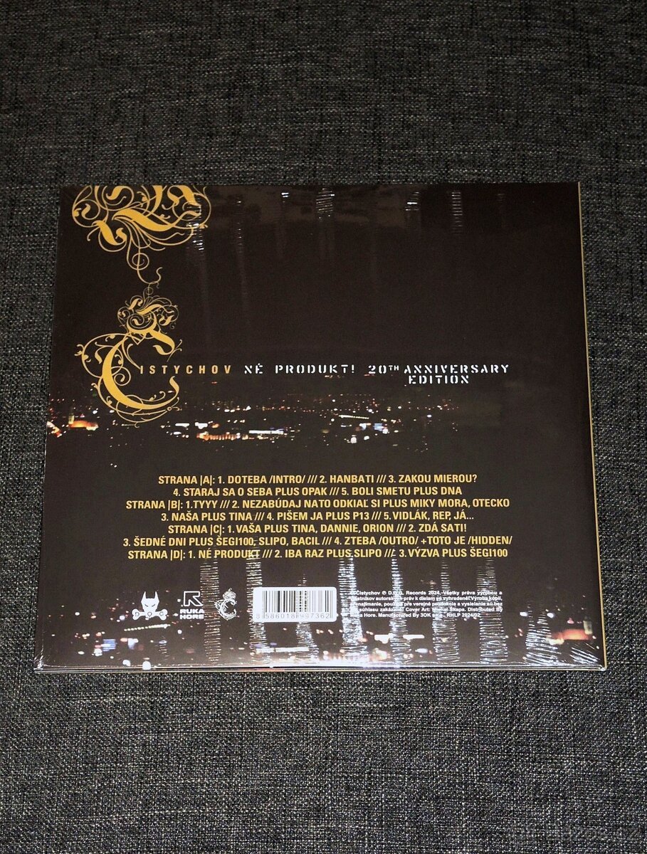 LP Čistychov - Né Produkt (2004) LIMITKA GOLD VINYL / NOVÉ - 3