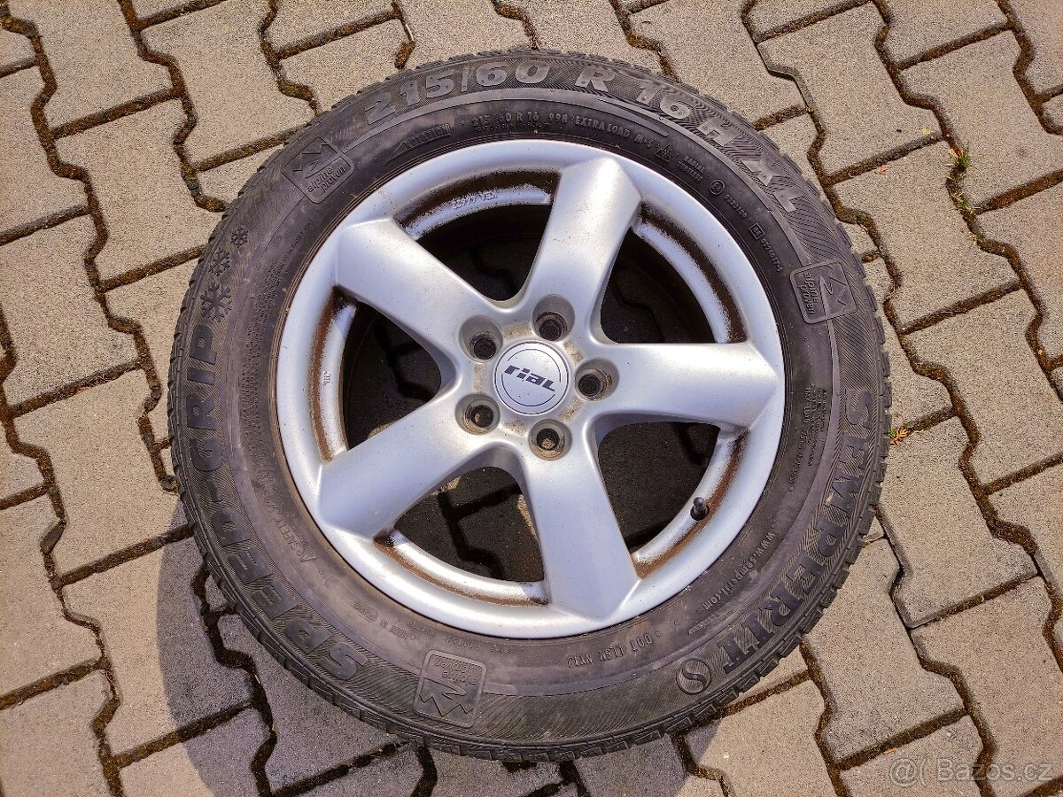 ALU LITÁ KOLA 16" RIAL GERMANY FORD 5 x108mm - 3