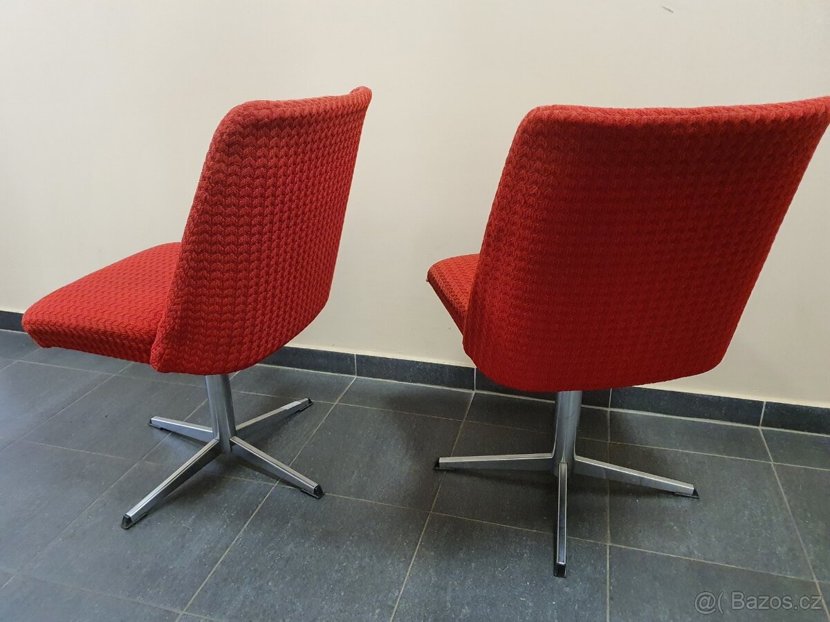 retro kancelářská židle – klubovky rok 1970 - 1980 socializm - 3