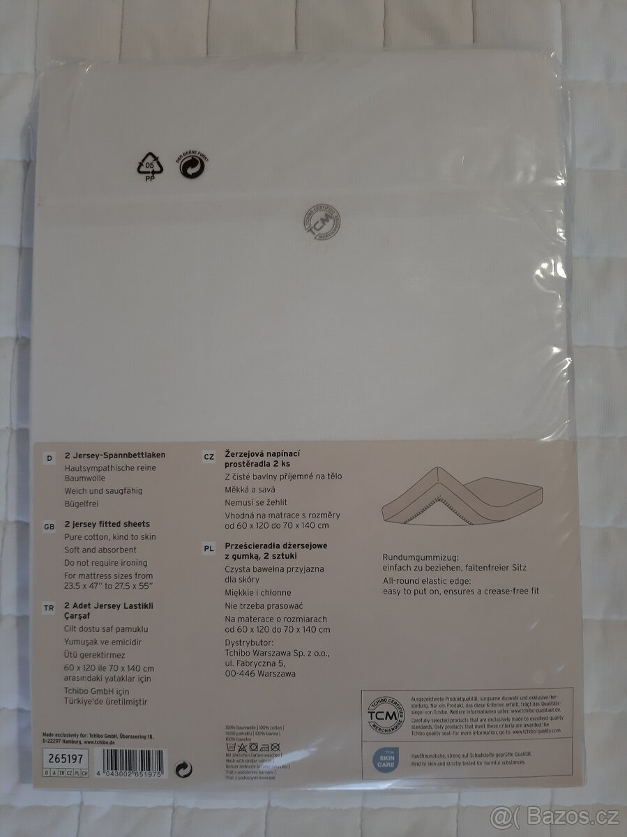 Dětské povlečení a prostěradlo Tchibo - nepoužité - 3