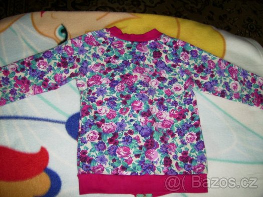 Mikinka růžičková vel.2-3 roky. - 3