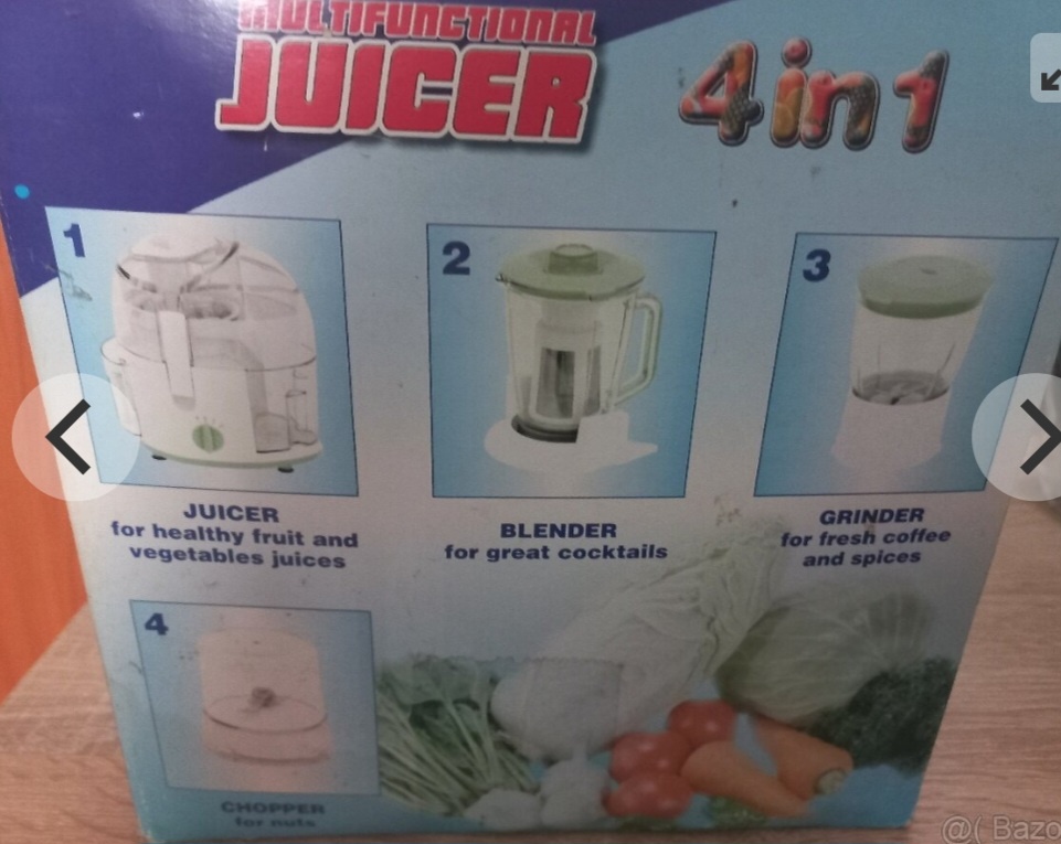 Odšťavňovač 4v1 - 3