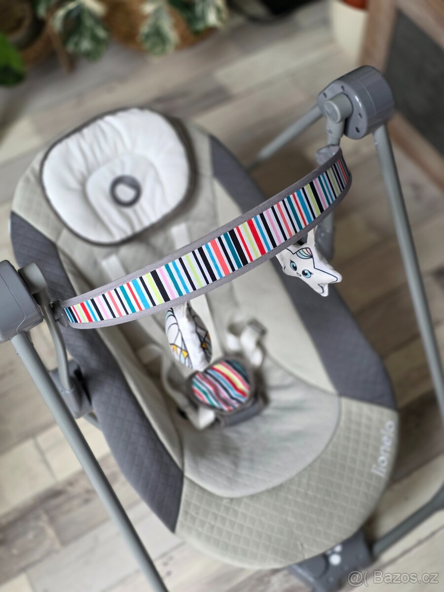 Lionelo Otto šedá houpačka - 3