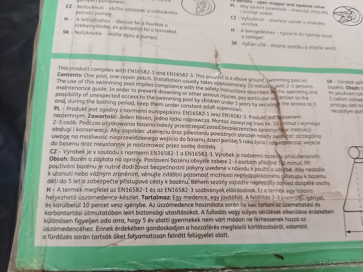 Prodám větší bazén nový nepoužitý - 3