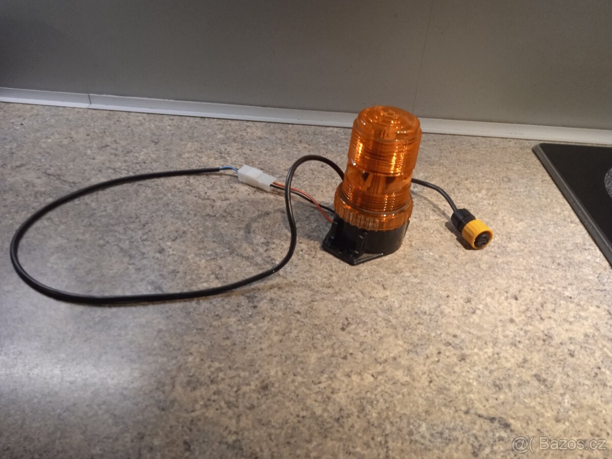 Oranžové výstražné světlo, 24V - 3