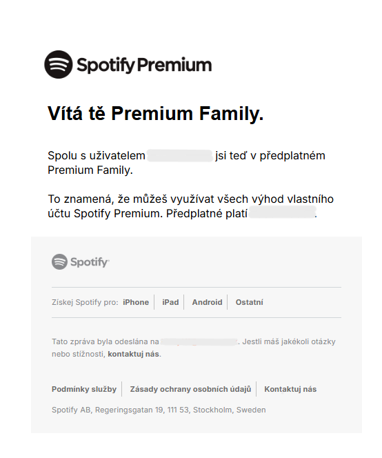 Spotify Family – měsíčně - 3