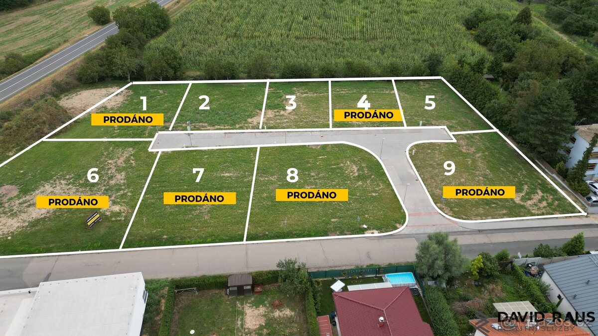 Prodej stavebního pozemku (617m²), ul. Štefánikova, Rajhrad - 3