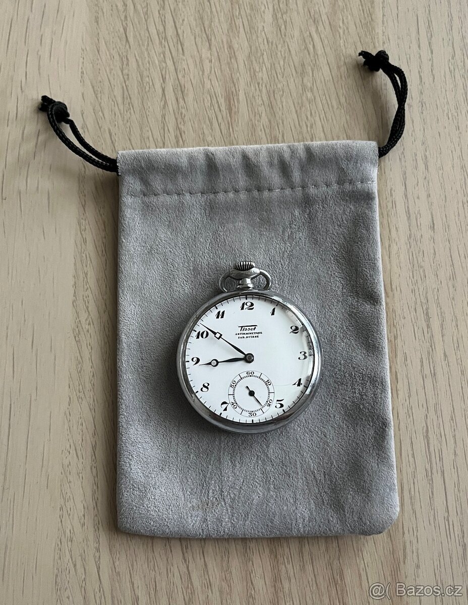 Švýcarské kapesní hodinky Tissot z roku 1937 (TOP stav) - 3