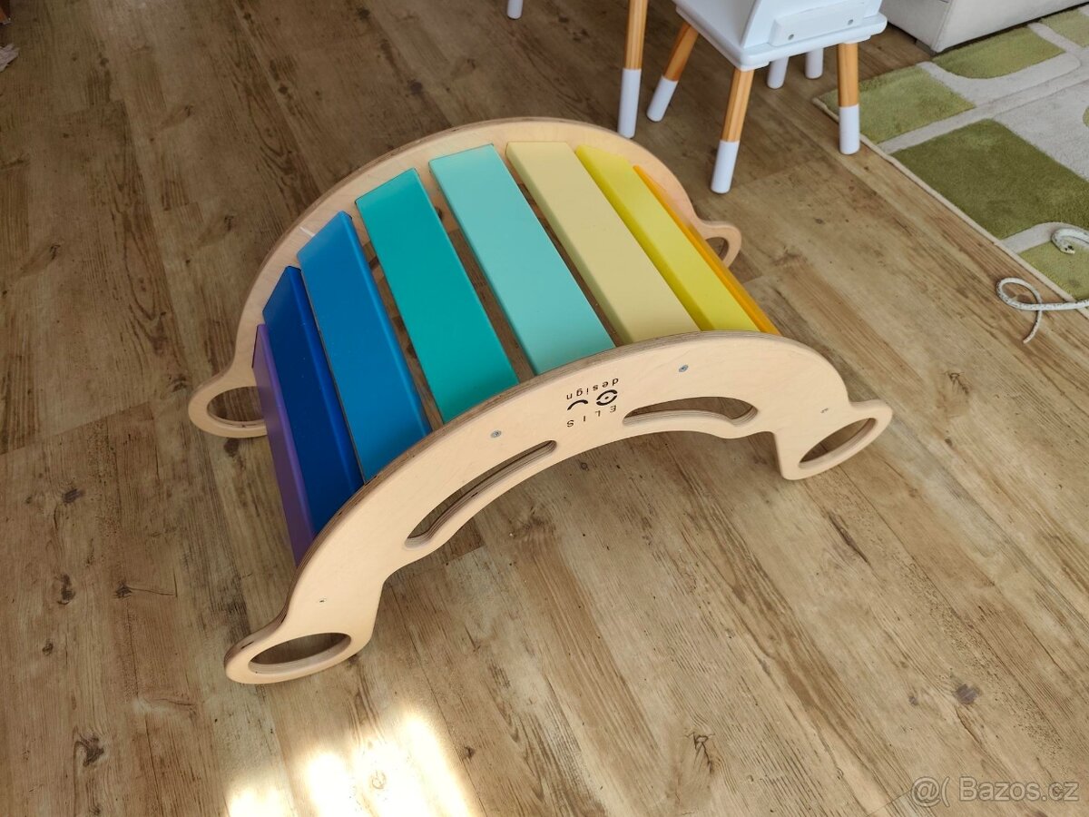 Montessori duhová houpačka 5in1 fresh - 3