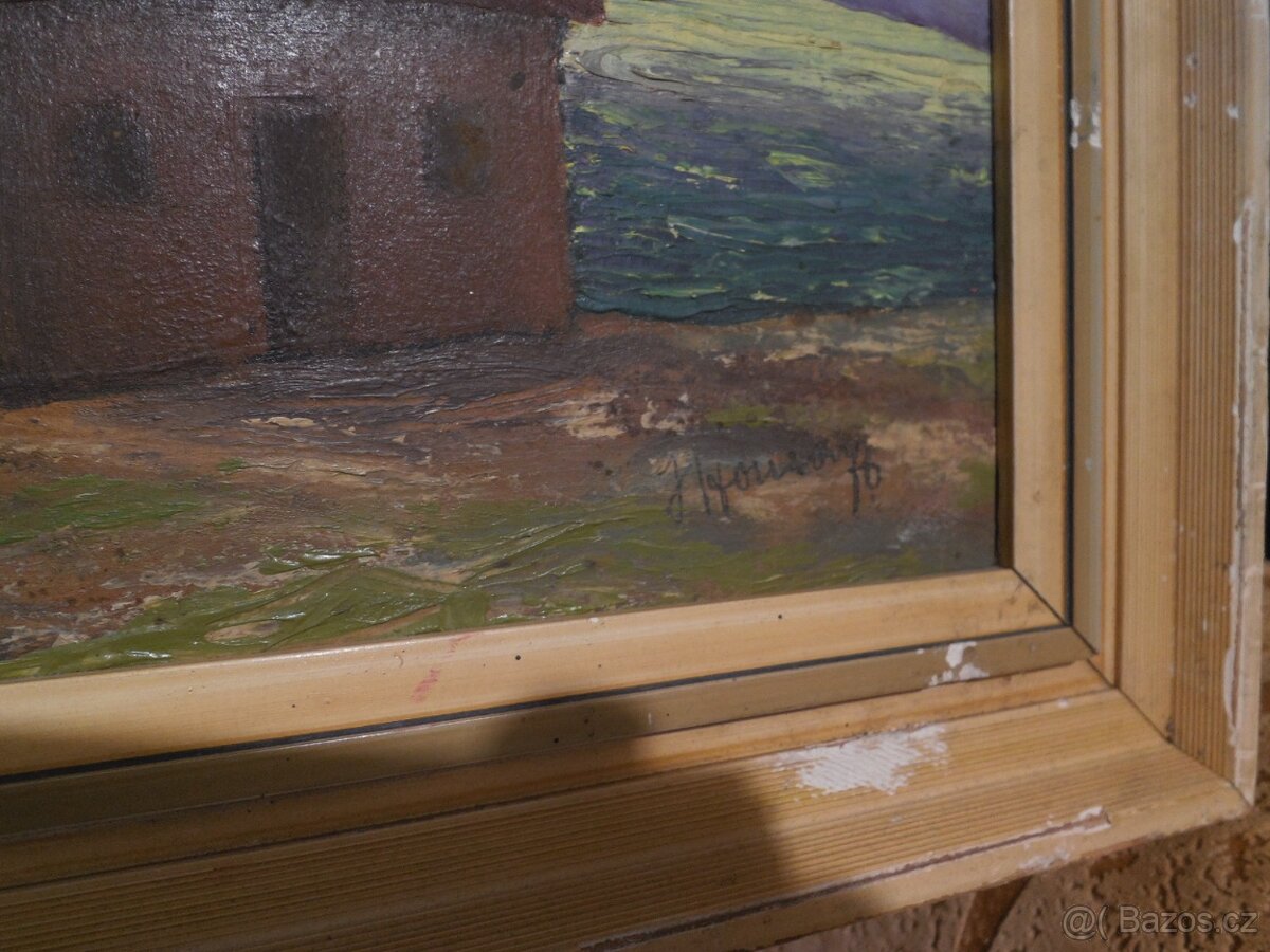 Obraz Horusický rybník ,signováno - 3