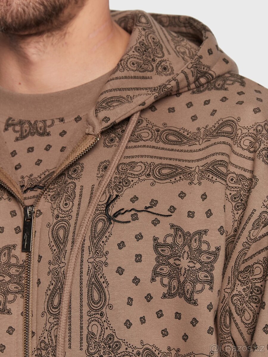 Pánská mikina Karl Kani Patchwork Paisley vel. L - 3