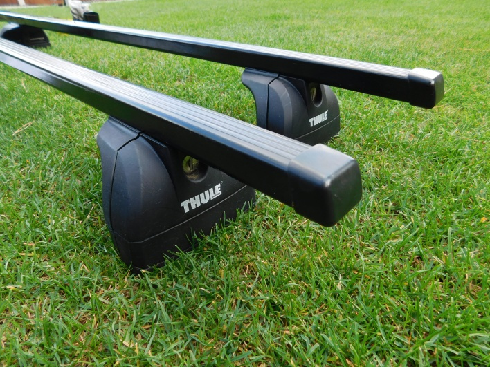 Ocelové příčníky THULE 108cm + patky Thule 753 - 3