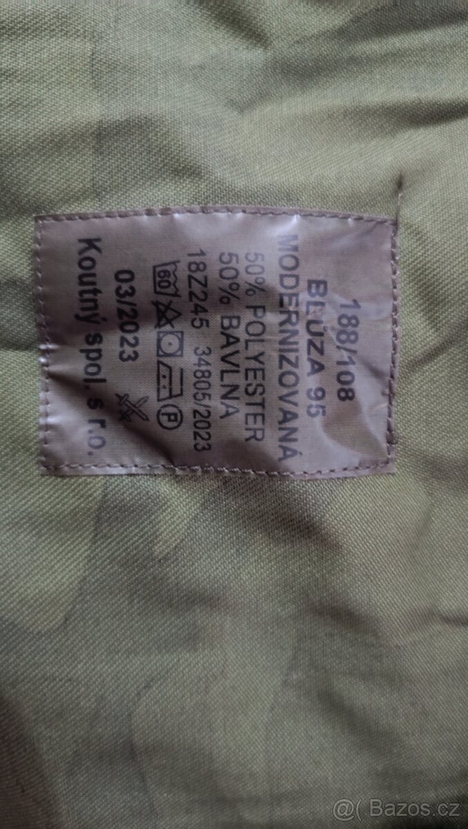 Vojenská blůza + kalhoty - 3