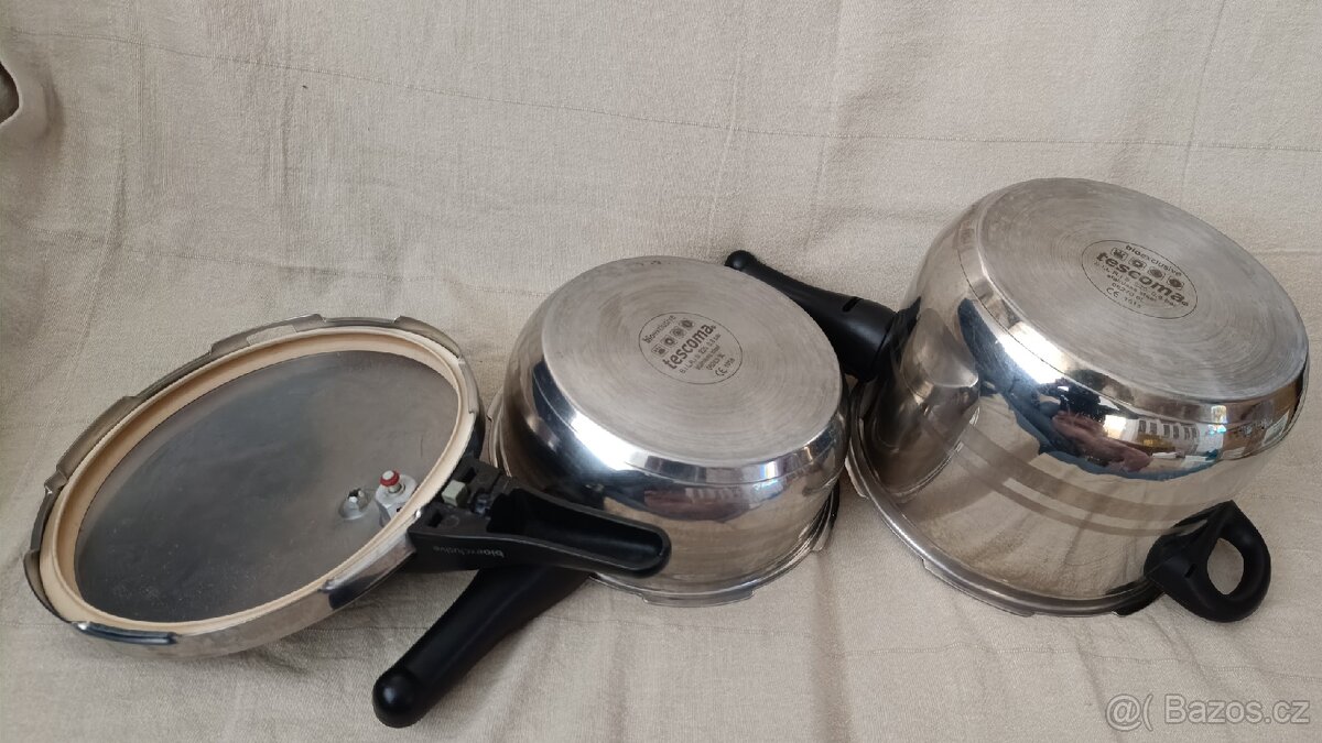 tlakový hrnec Tescoma BioExclusive,3 a 6 litrů + poklice - 3