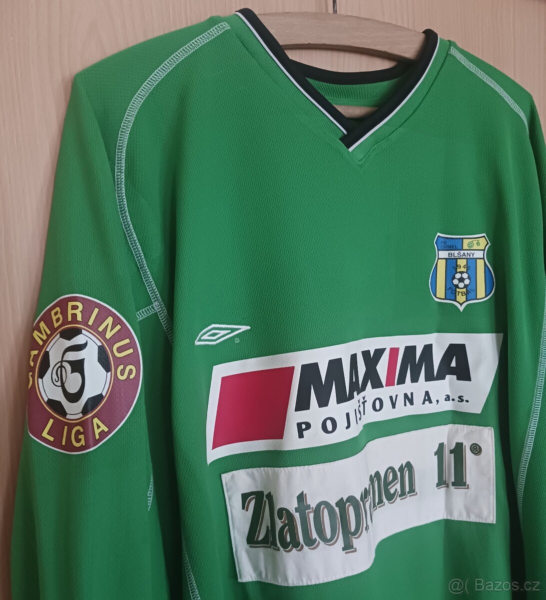 FK CHMEL BLŠANY - prodám ORIGINÁLNÍ hraný zápasový dres. - 3