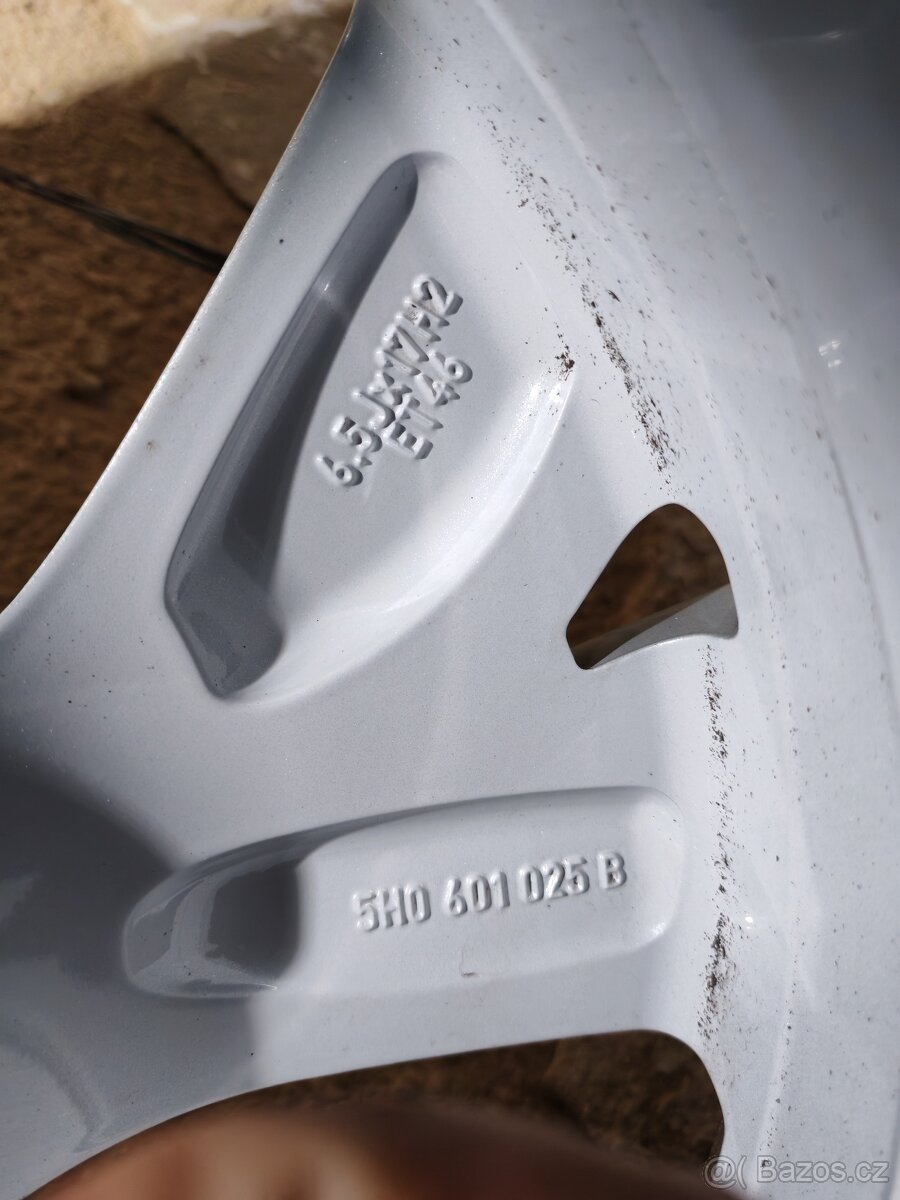 ALU kola 5x112 R17 originál Volkswagen - 3