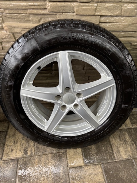Alutec 6,5 J x 17 ET 38, 5 x 112mm, zimní pneu 215/65/R17 - 3