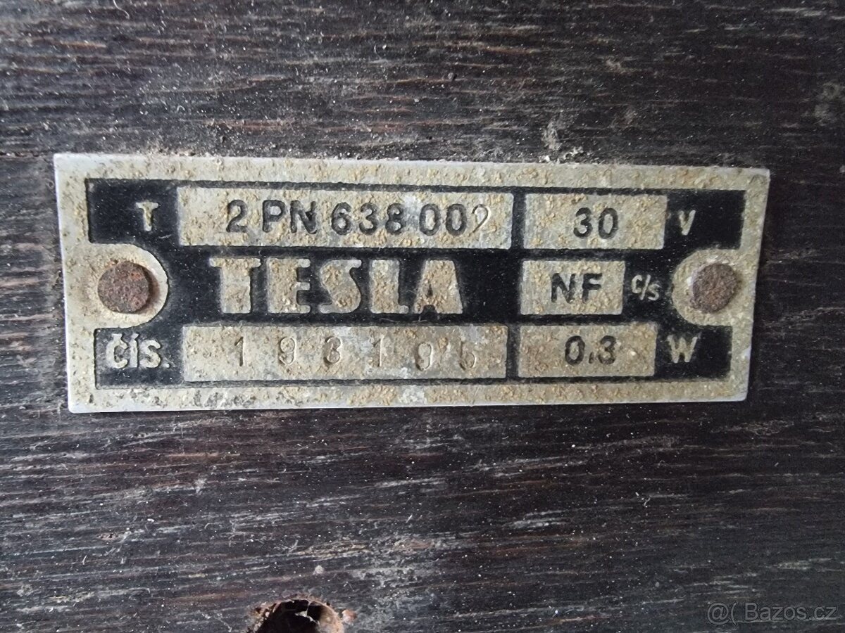 Prodám rádio TESLA 2 PN 63800 30V viz foto. - 3