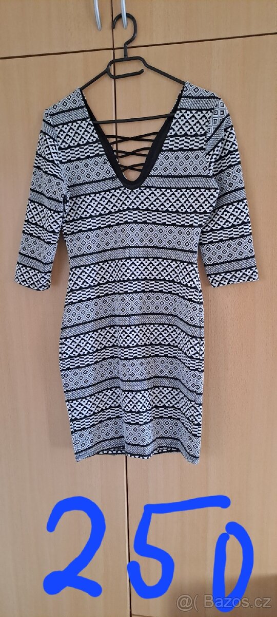 Černobílé šaty - 3