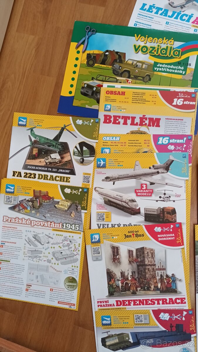 Velké množství vystřihovánek ABC - cena za vše - 3