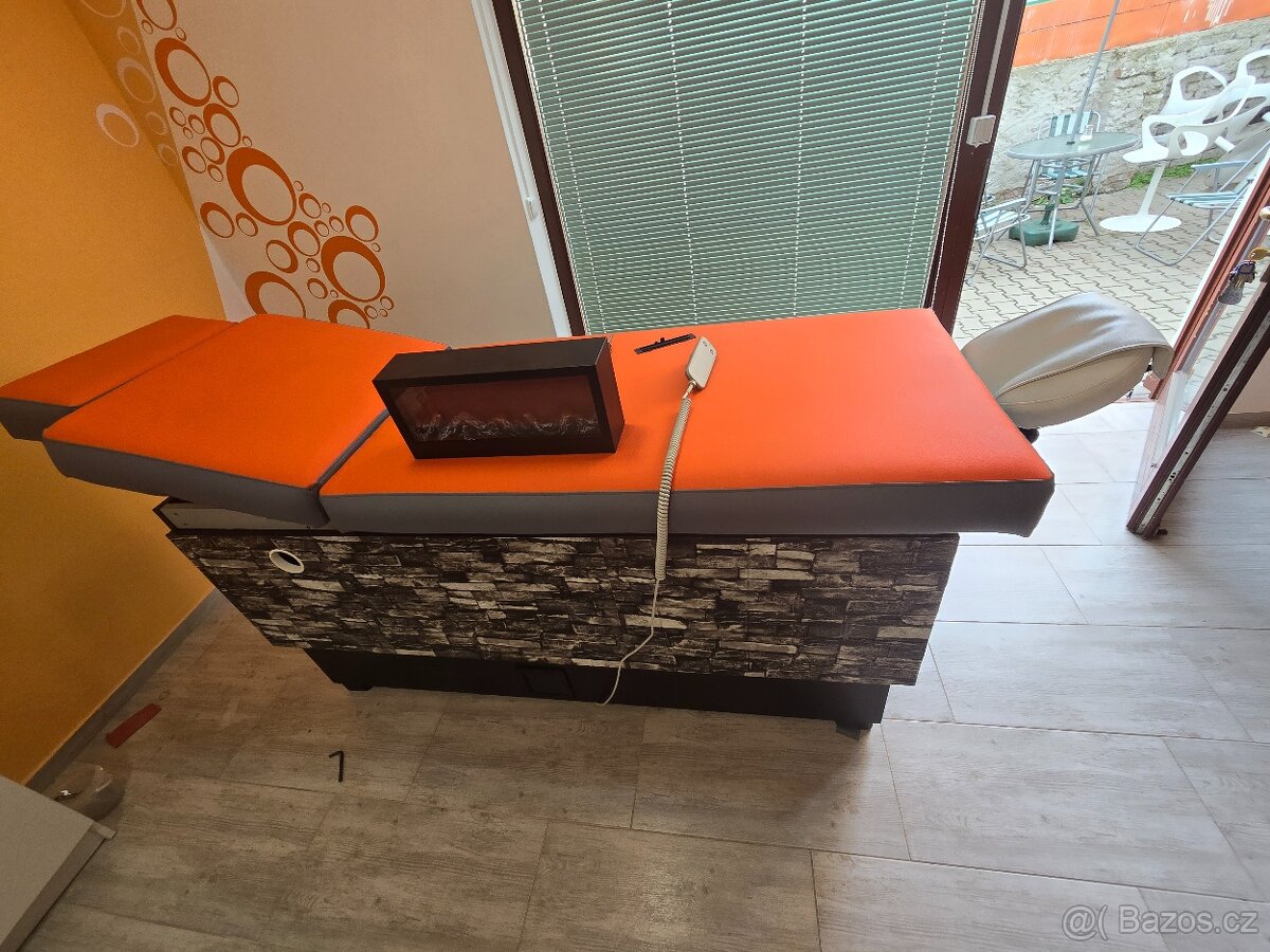 Elektrické Masážní kosmetické Lehátko AKCE Masiv vyhřívané - 3